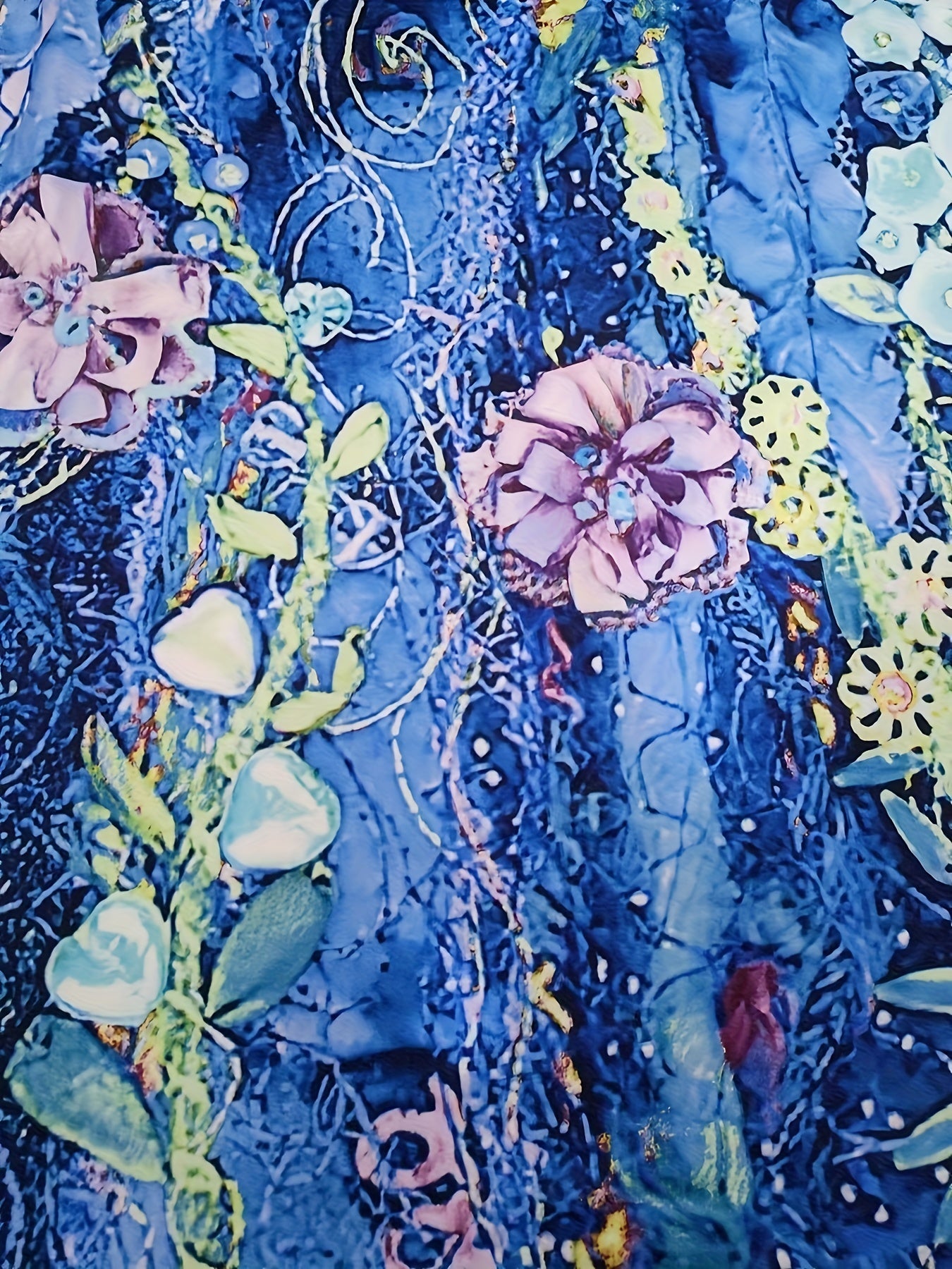 Vibrant Butterfly Print Fitted Crew Neck Pocket Dress - Soft Micro Elasticity Polyester Fabric, Random Printing, Vacation Style for Summer - Womens Casual Every Day Wear