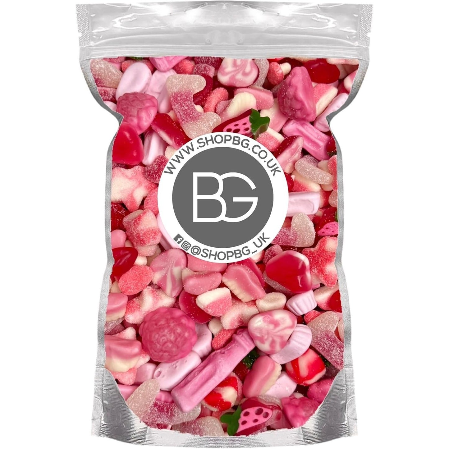 BG 800g Pick & Mix Sweets - Quality Large Retro Candy Sweeties Fresh Assortment, Fizzy, Jelly, Non-Fizzy, Gluten Free, Mixed 800g - Choose Your Pouch