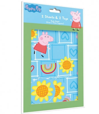 Sheet & Tag Peppa Pig