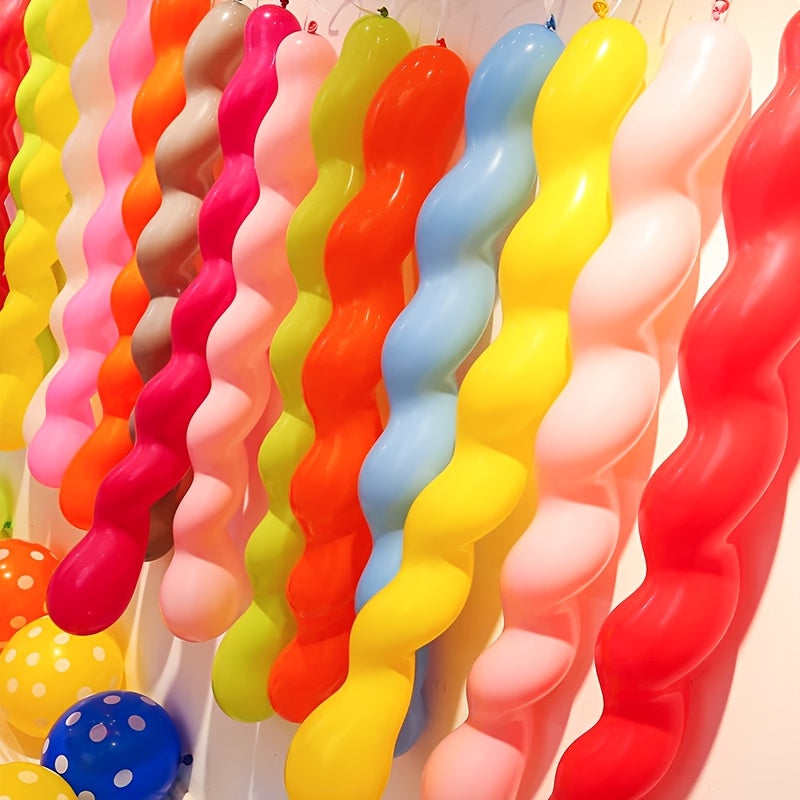 49pcs Mixed Color Balloon Set, Cartoon Animal Balloons Set, Premium Long Balloons, I LOVE YOU Heart Shaped Balloon, Flower Pattern Colorful Balloons, for Birthday, Party, Christmas, Halloween, Easter