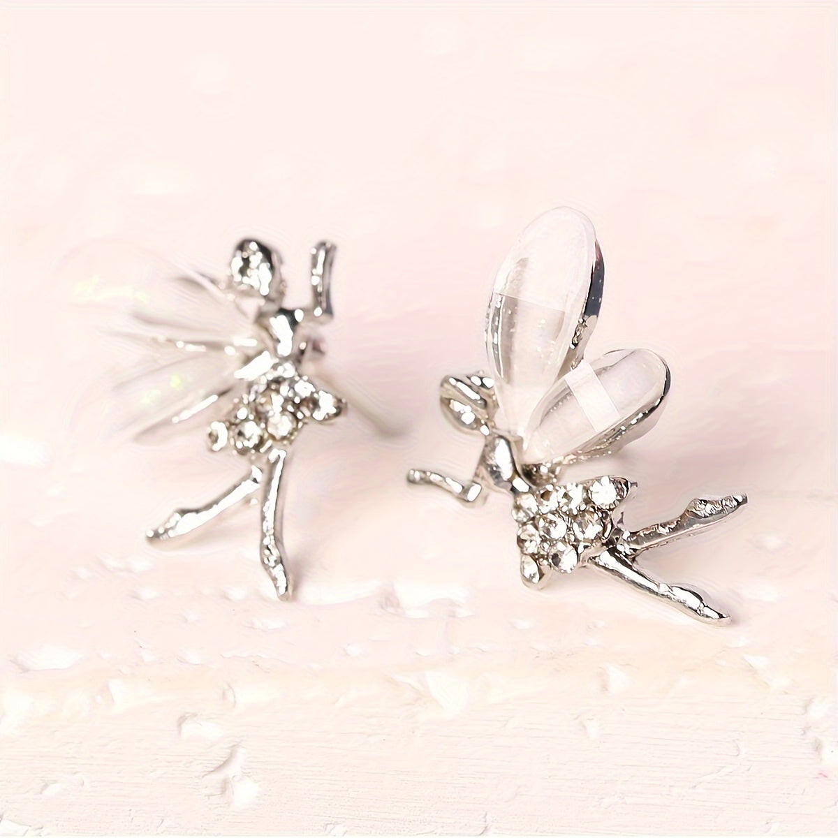 Vintage Korean Flower Fairies Stud Earrings - Daily Chic & Party-Ready, All-Season Versatile Jewelry