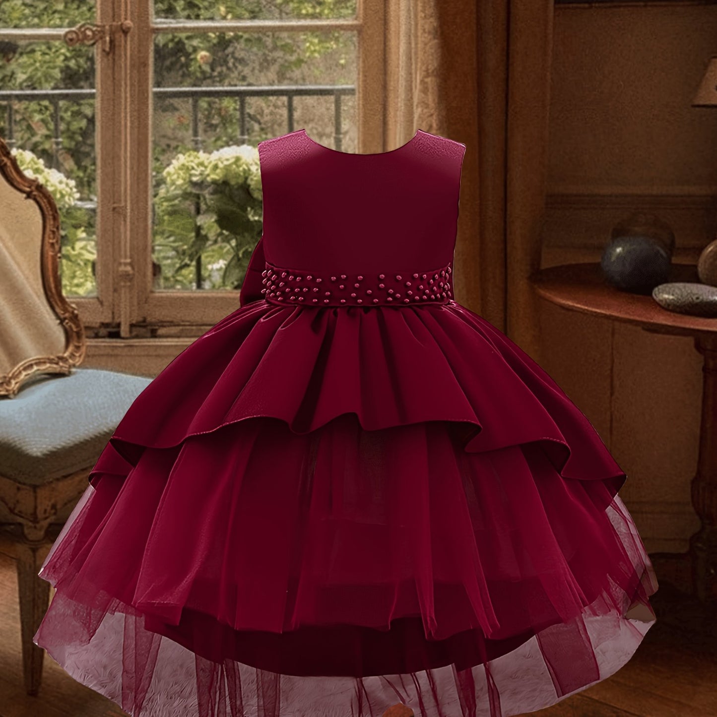 New Children's Dress Princess Skirt Tulle Puff Skirt Flower Boy Wedding Dress Girls Fish Tail Skirt Party Skirt