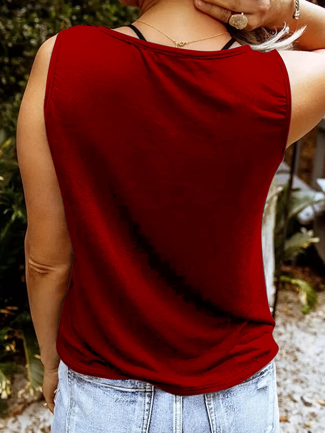 Smooth As Tennessee Whiskey Sweet As Strawberry Wine Shirt Ring Hole Sleeveless Sexy V-Neck Womens Country Music Tank Top