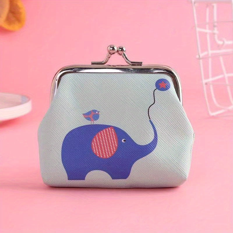 Girls Cute Cartoon Unicorn Print Creative Coin Purse Mini Wallet Holiday Gift