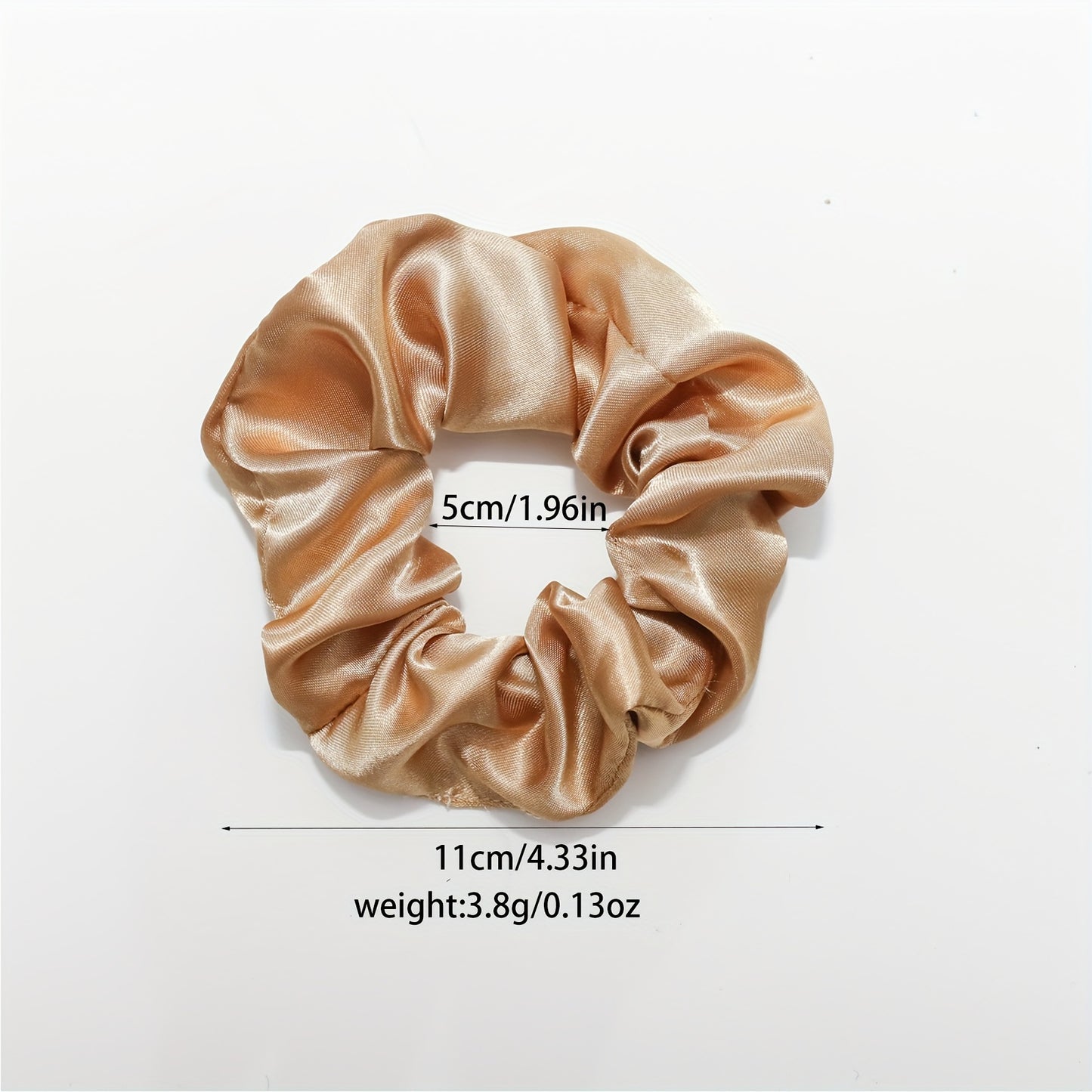 30pcs Solid Color Stain Hair Scrunchies For Women   Sleep, Soft Imitation Silk Scrunchie, Fit For Curly Fine Thick Thin Hair