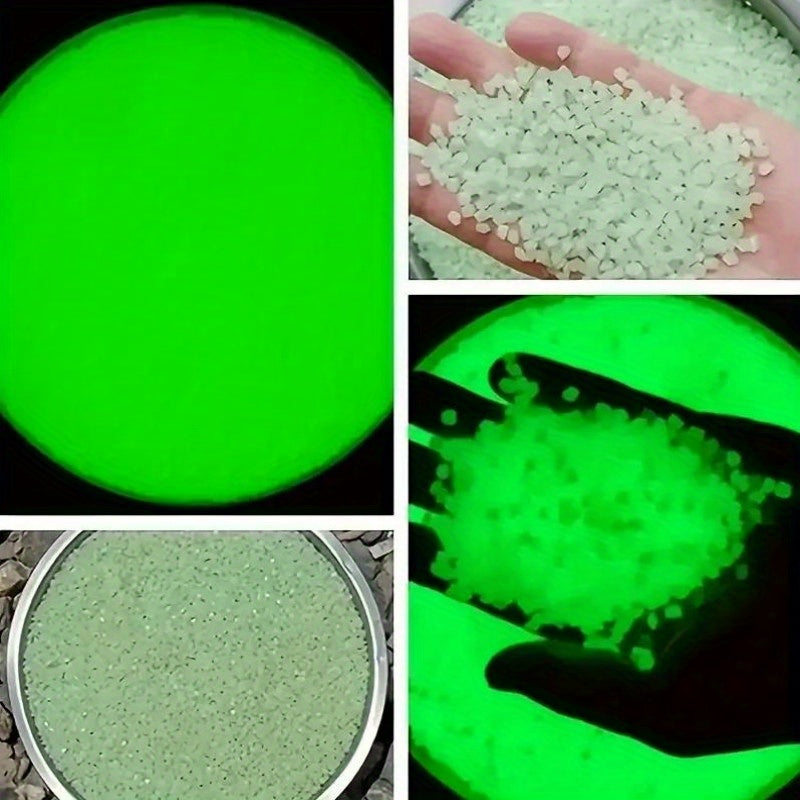1000pcs/bag Garden Gardening Aquarium Viewing Fluorescent Small Gravel Broken Vase Hourglass Luminous Sand Fluorescent Particles, 25g