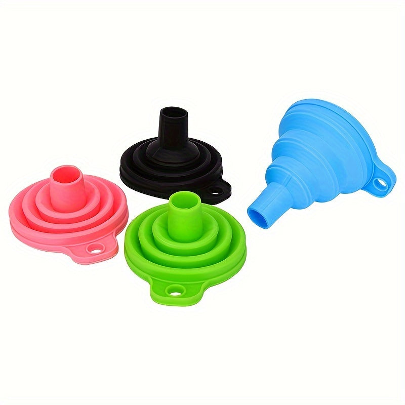 [Foldable Car Funnel] Durable & Flexible Foldable Portable Funnel for Car Engine Oil Change | Universal Fit, Leak-Proof Design with Easy-Pour Spout, Automotive Fluid Transfer, Car Maintenance Tool, Userfriendly Design, Leakpr