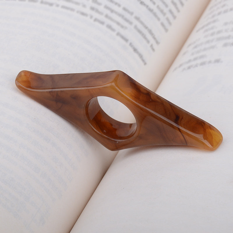 1pc Resin Bookmark Book Stand Reading Aid Creative Thumb Book Support