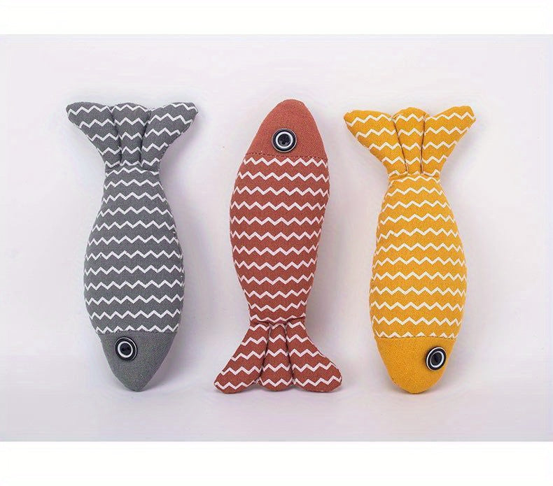 Cat Toy: Realistic Durable Plush Pillows Kitten Toy For Indoor & Outdoor Pet Teeth Grinding!