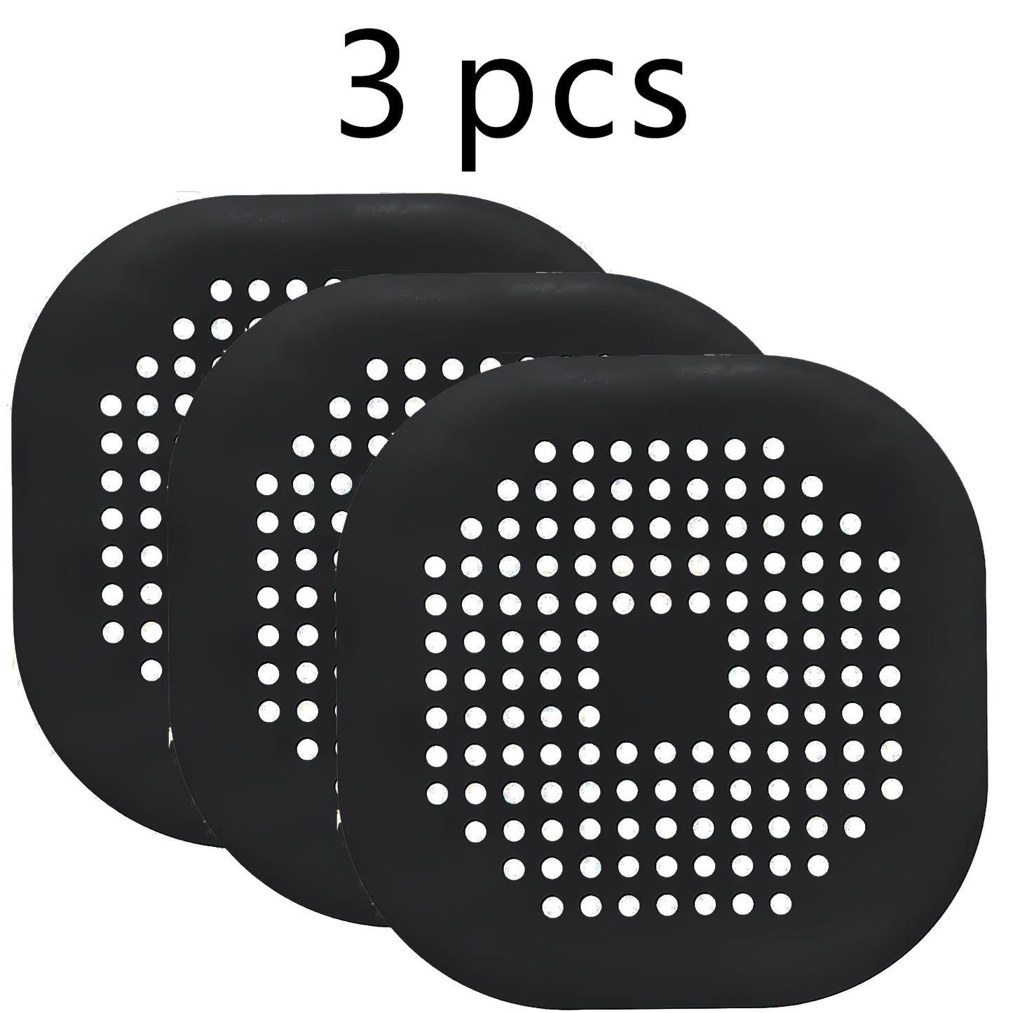 5pcs/3pcs/1pc Silicone Hair Filter | Bathtub and Shower Floor Drain Plug, Kitchen Deodorant Plug, Anti-Clogging Sink Filter