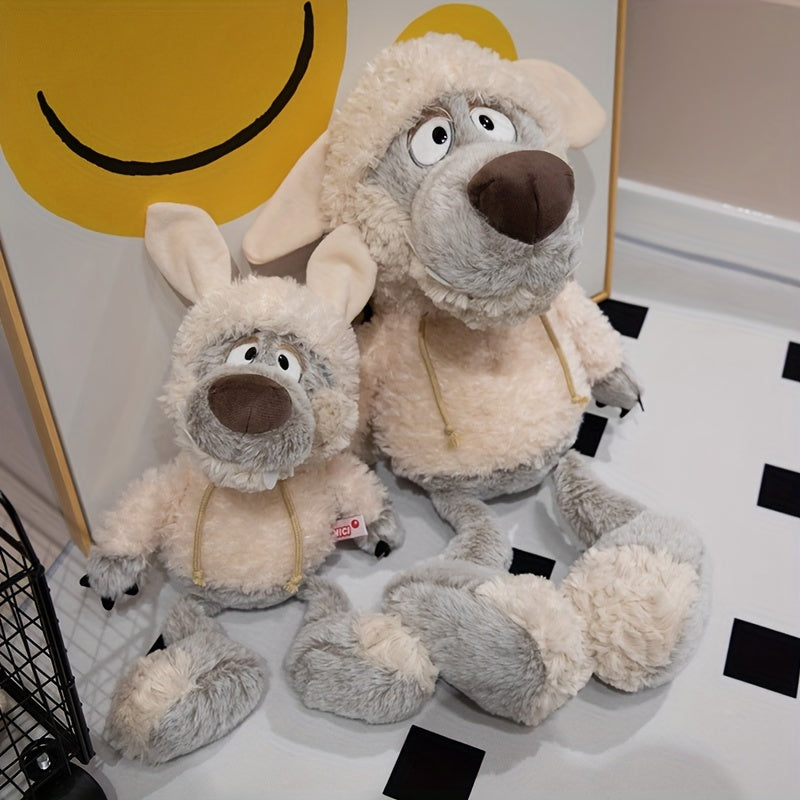 Wolf in Sheep's Clothing Plush Figures, Soft Polyester Stuffed Animal Toys, Cartoon-Inspired Plushies for Home Decor, Ideal Gifts for 0-3 Years Old - Anime Game Character Dolls
