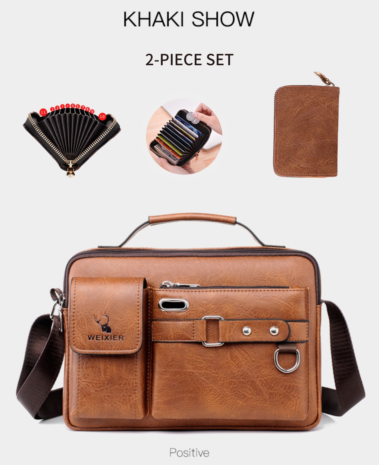 Men's Single-Shoulder Bag, Crossbody Bag, Business Messenger Bag, Shoulder Bag, Handbag, Casual Bag for Men