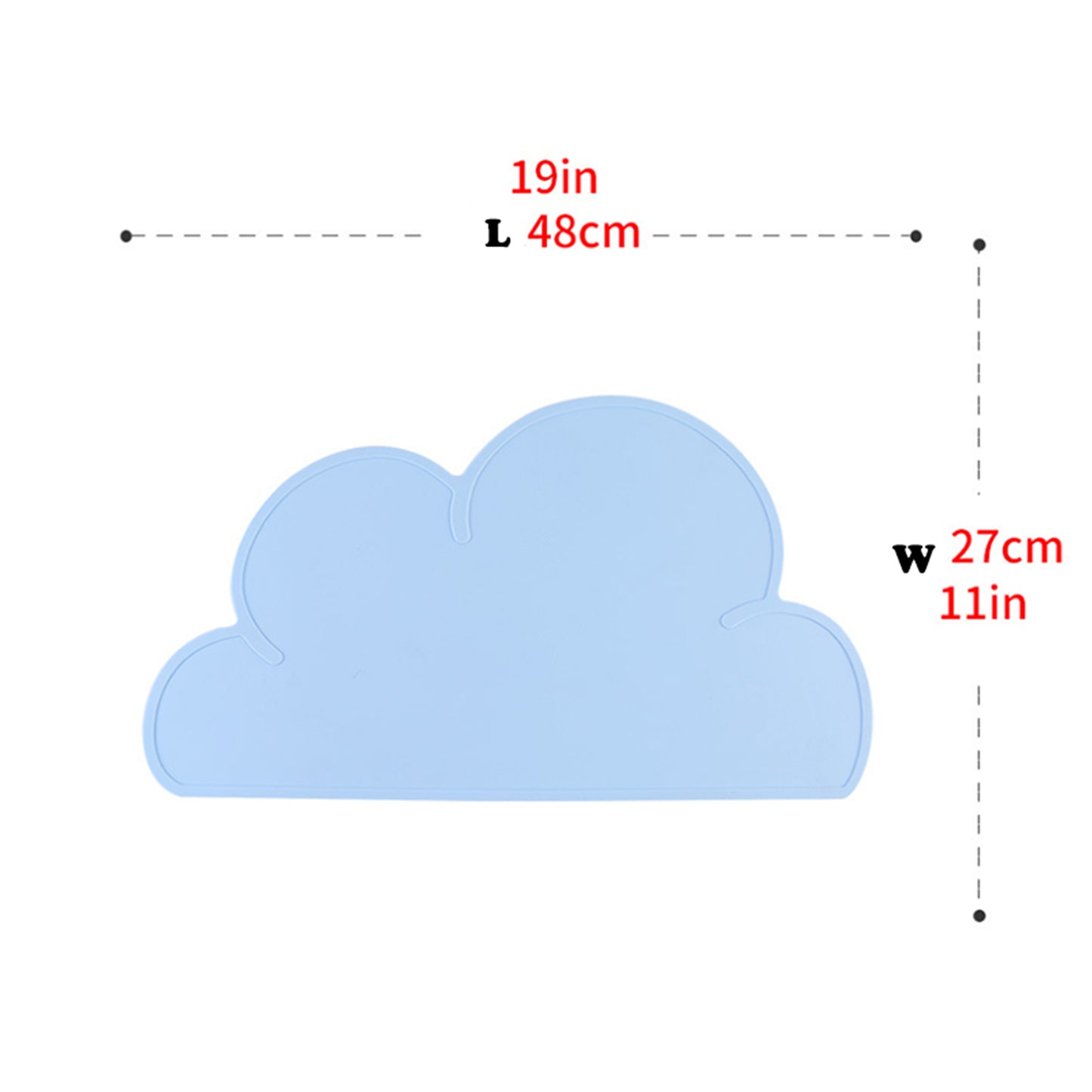 Kids Placemats, Silicone Baby Placemats for Kids Toddler Children Reusable Non-Slip Table Mats, Baby Food Mats for Restaurant