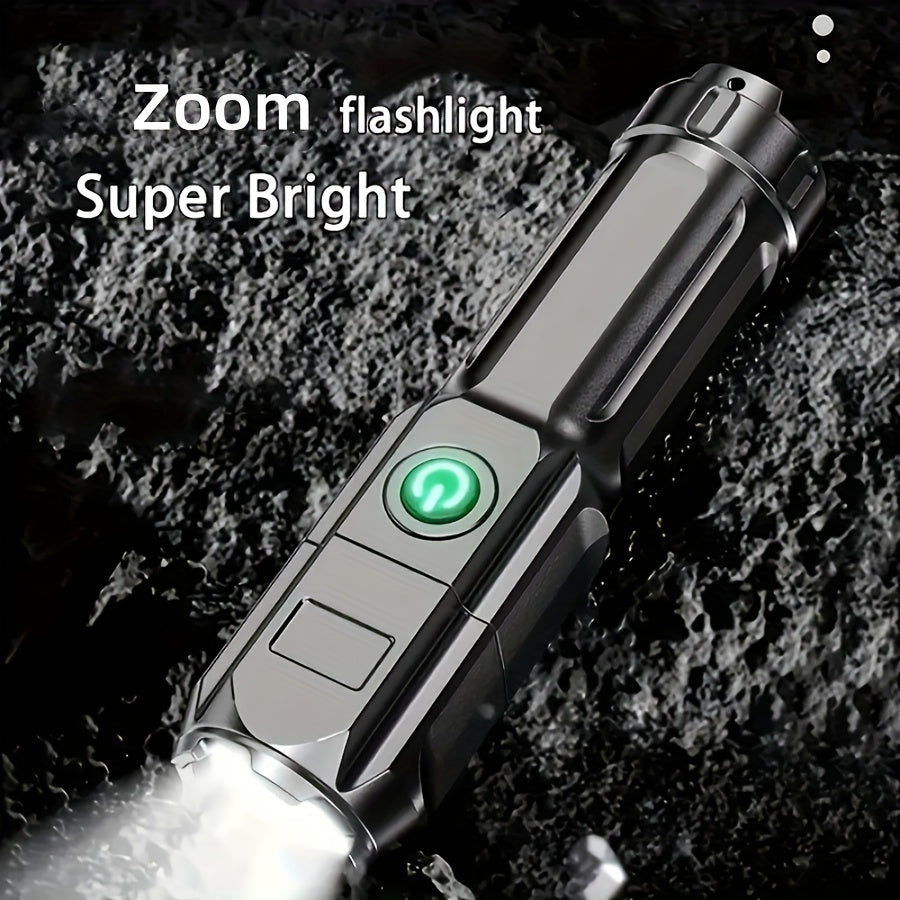 IPX4 Water Resistant, APOLLOFIRE Flashlight with Zoom & Focusable Beam - Portable, - Zooming Torch Suitable for Camping, Emergencies, Use - Compact & Powerful Flashlight