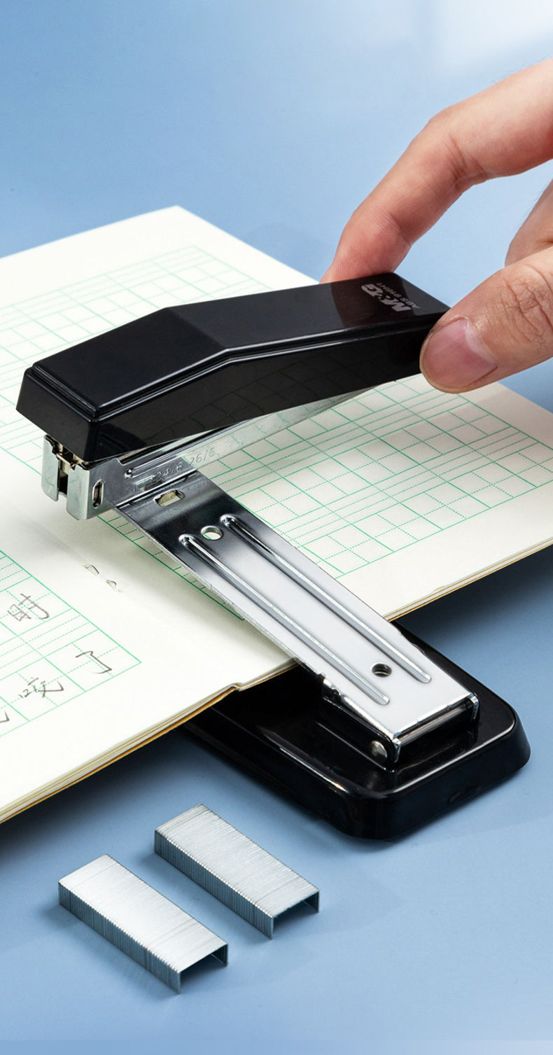 M&G Stapler: The Ultimate Home Office Stapler for Students - Rotatable, Labor-Saving & Multi-Functional!