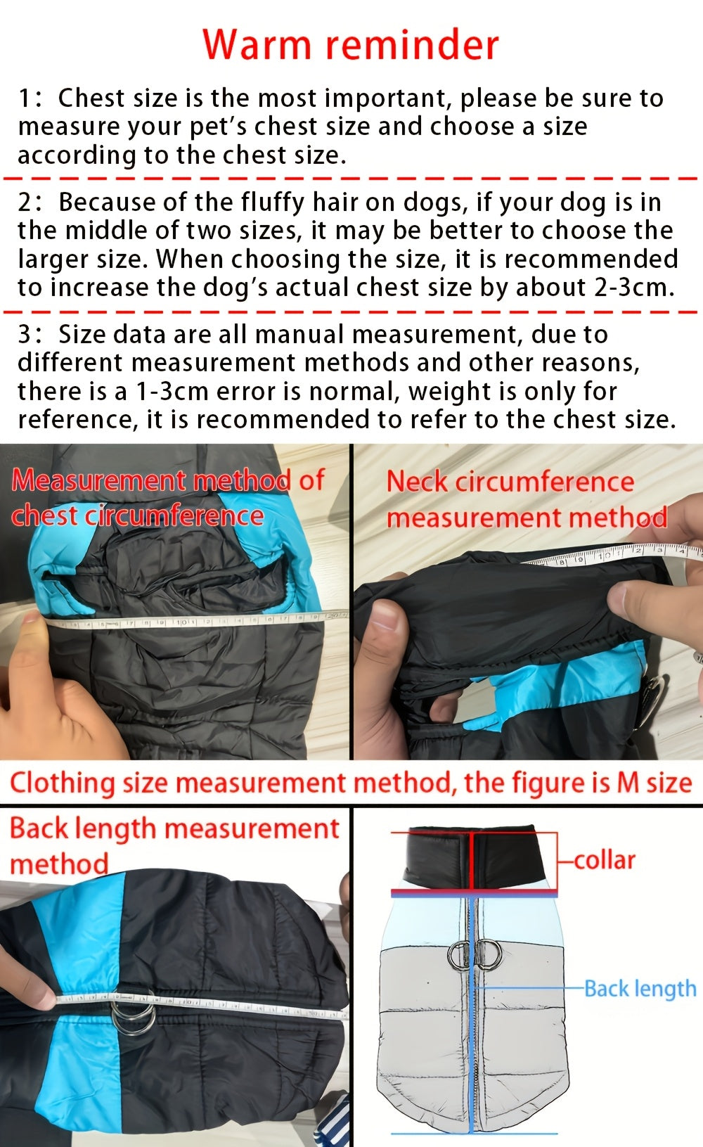 Reflective Waterproof Dog Jacket, Zippered Pet Coat with Belt Loops, 100% Polyester Woven Snow Suit for Small, Mini & Toy Breeds, Random Color