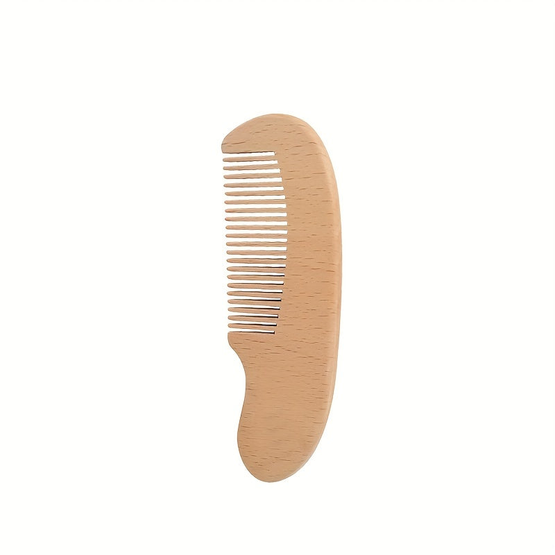 2pcs/Kit Soft Baby Hair Brush Comb Set for Newborn Wooden Handle Head Comfort Massager for christmas halloween Thanksgiving Day Gif