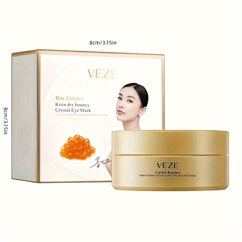 60pcs Caviar Eye Mask, Moisturizing Eye Patches, Lifting Firming Under Eye Skin, Smoothes Wrinkles