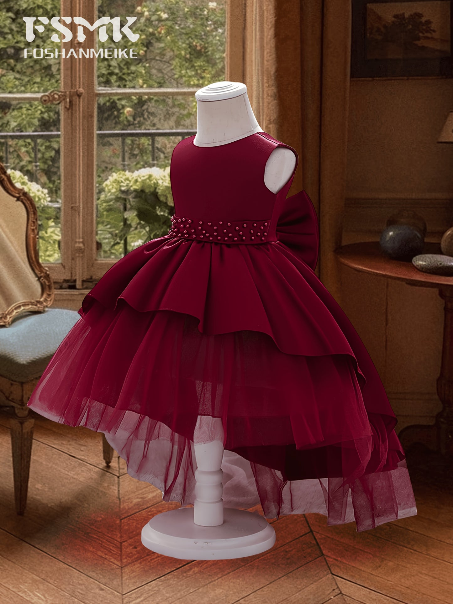 New Children's Dress Princess Skirt Tulle Puff Skirt Flower Boy Wedding Dress Girls Fish Tail Skirt Party Skirt