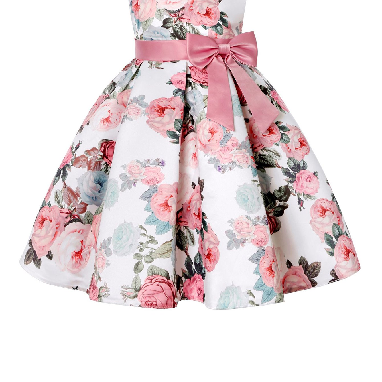 Children Eden 3-10 Years Girls Rose Print Dress