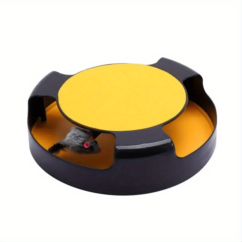 Keep Your Cat Entertained for Hours with this Interactive Turntable & Scratch Board Toy!