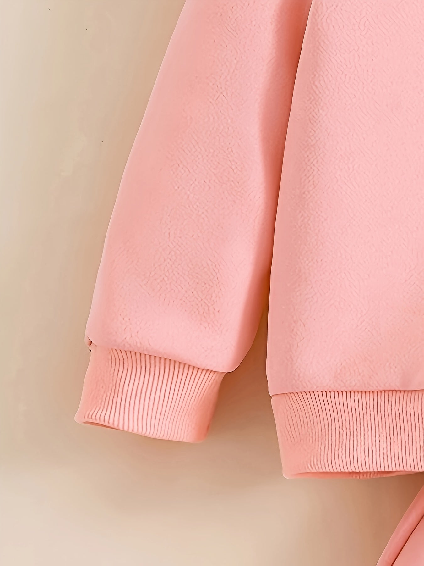 Baby Girl Love Love Flower Pattern Hoodie+Casual Pants Two Piece Set Spring and Autumn Sportswear, Perfect for Outdoor