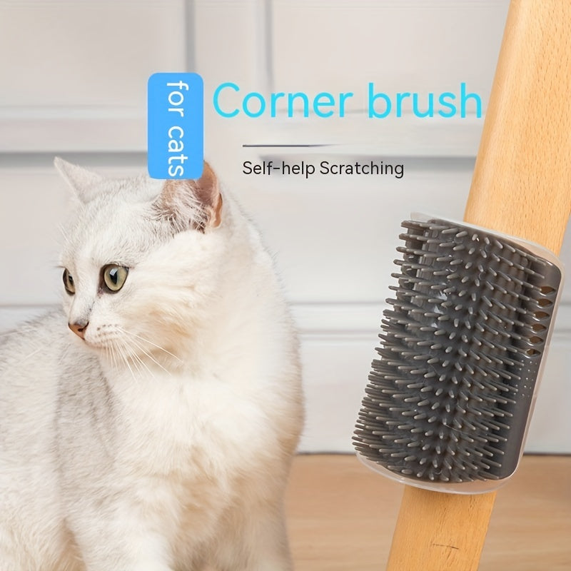 Lint Roller Cat Scratcher, Scratcher Toy Cat Wall Corner Scratching Massager With Comb For Pet Hair Removal, Massage