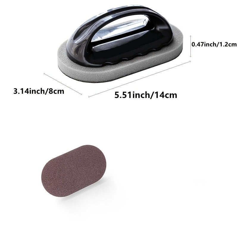 1pc Kitchen Magic Sponge Brush: Strong Decontamination for Pots, Pans, Grinders & Knives!