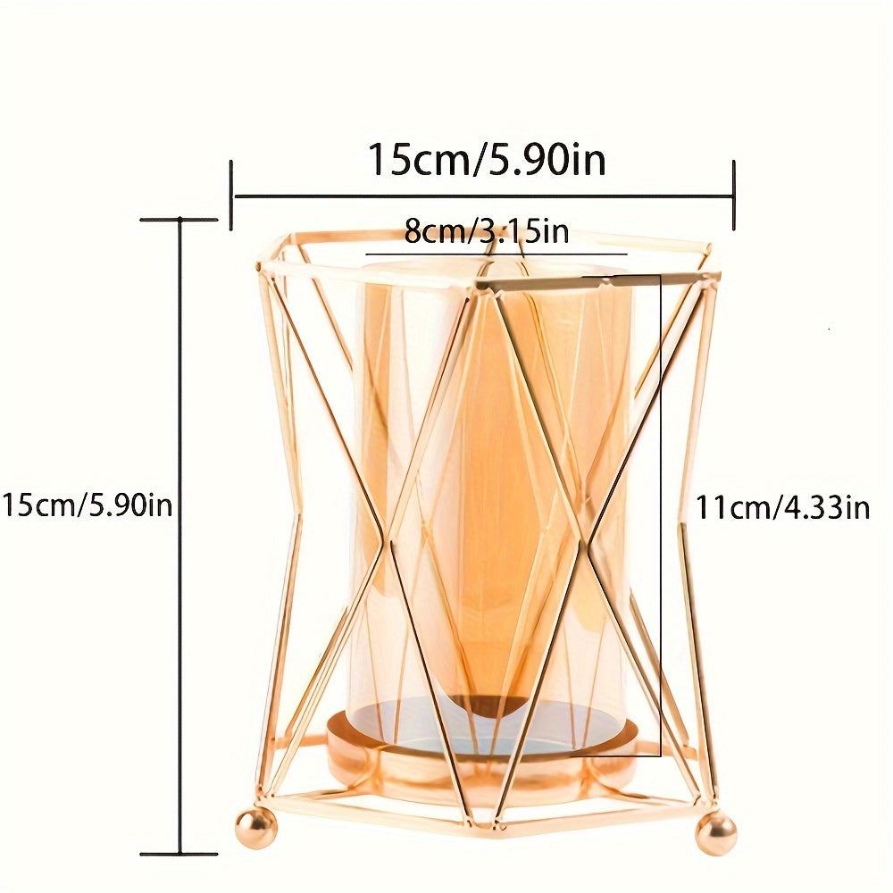 1pc Flower Vase, Creative Household Living Room Home Decoration, Restaurant Romantic Candlelight Dinner Props