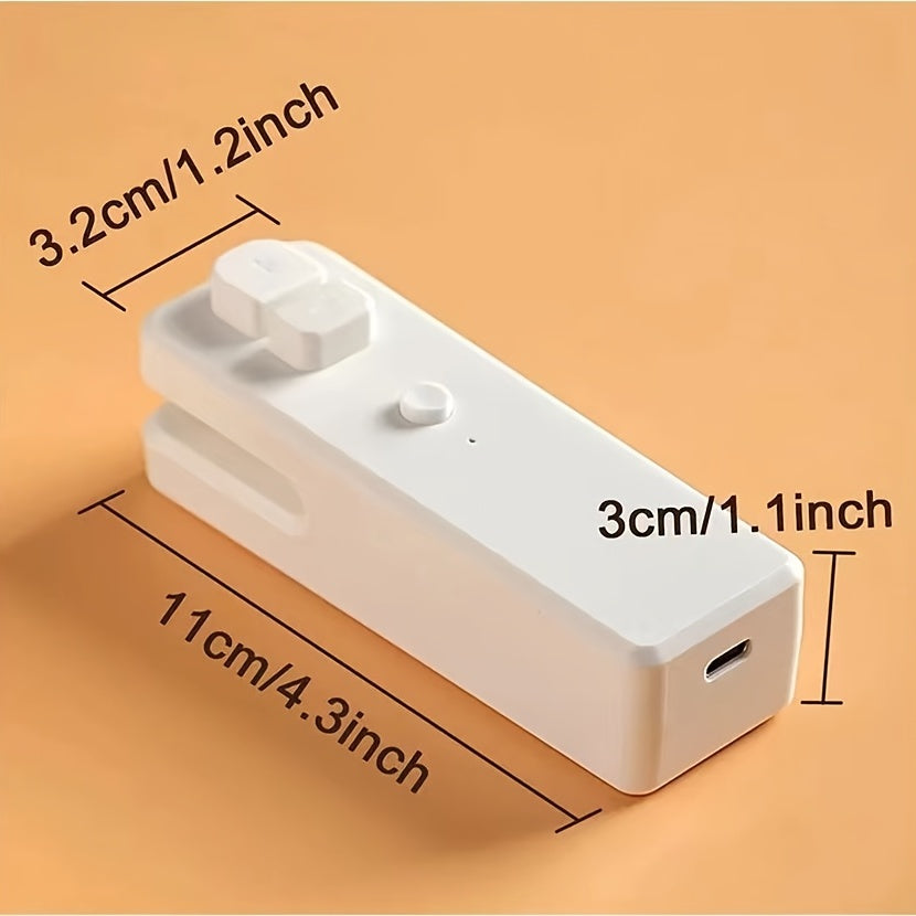 Food Bag Sealer, 2 IN 1 Portable Handheld Heat Seal And Cutter, Mini Food Sealers For Storage