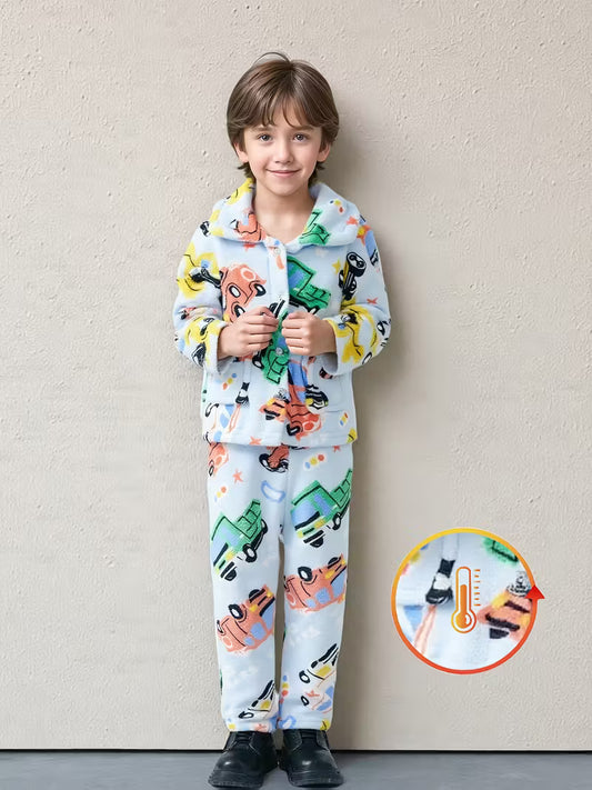 Truck Fleeced Pyjamas (A)