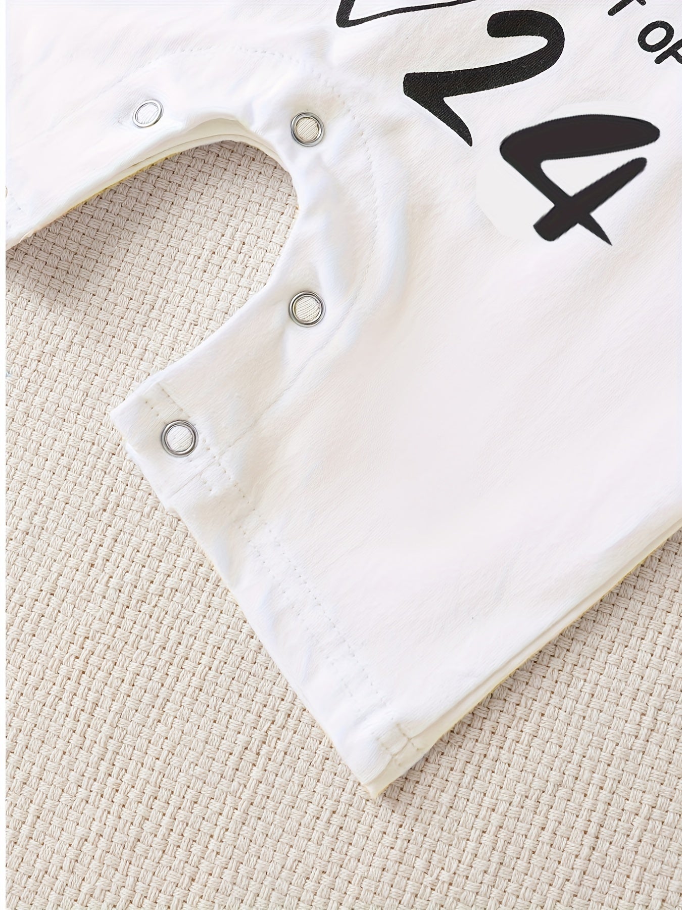 Baby Boys And Girls Casual "I Love My Mom & Dad" Printed Short Sleeve Romper, Cute Comfy Outdoor Jumpsuit Clothes