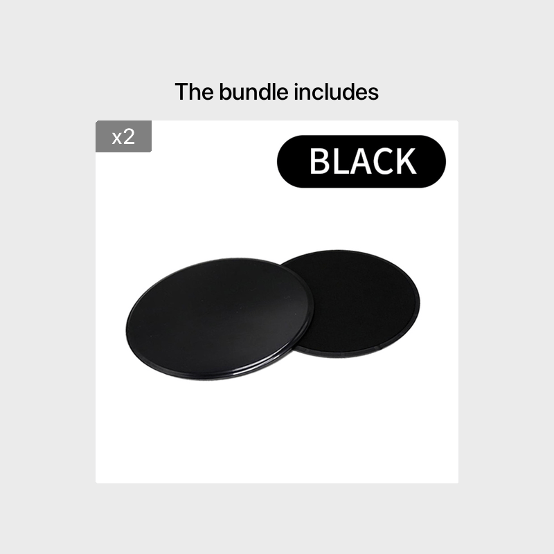 1pair Core Sliders - Portable Fitness Equipment for Abdominal Muscle Training and Yoga Workouts