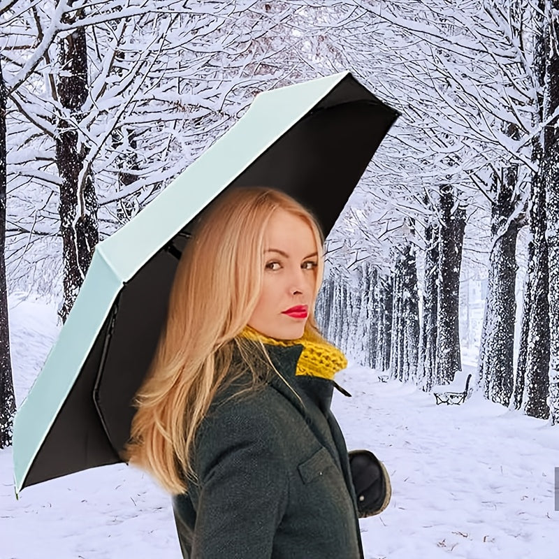 [Portable Mini Pocket Umbrella] Lightweight Portable Multi-Color Foldable Mini Pocket Umbrella | High-Quality Travel Umbrella for Christmas, Valentine's Day, Mother's Day, Women's Day, Ramadan, and Birthday Gifts
