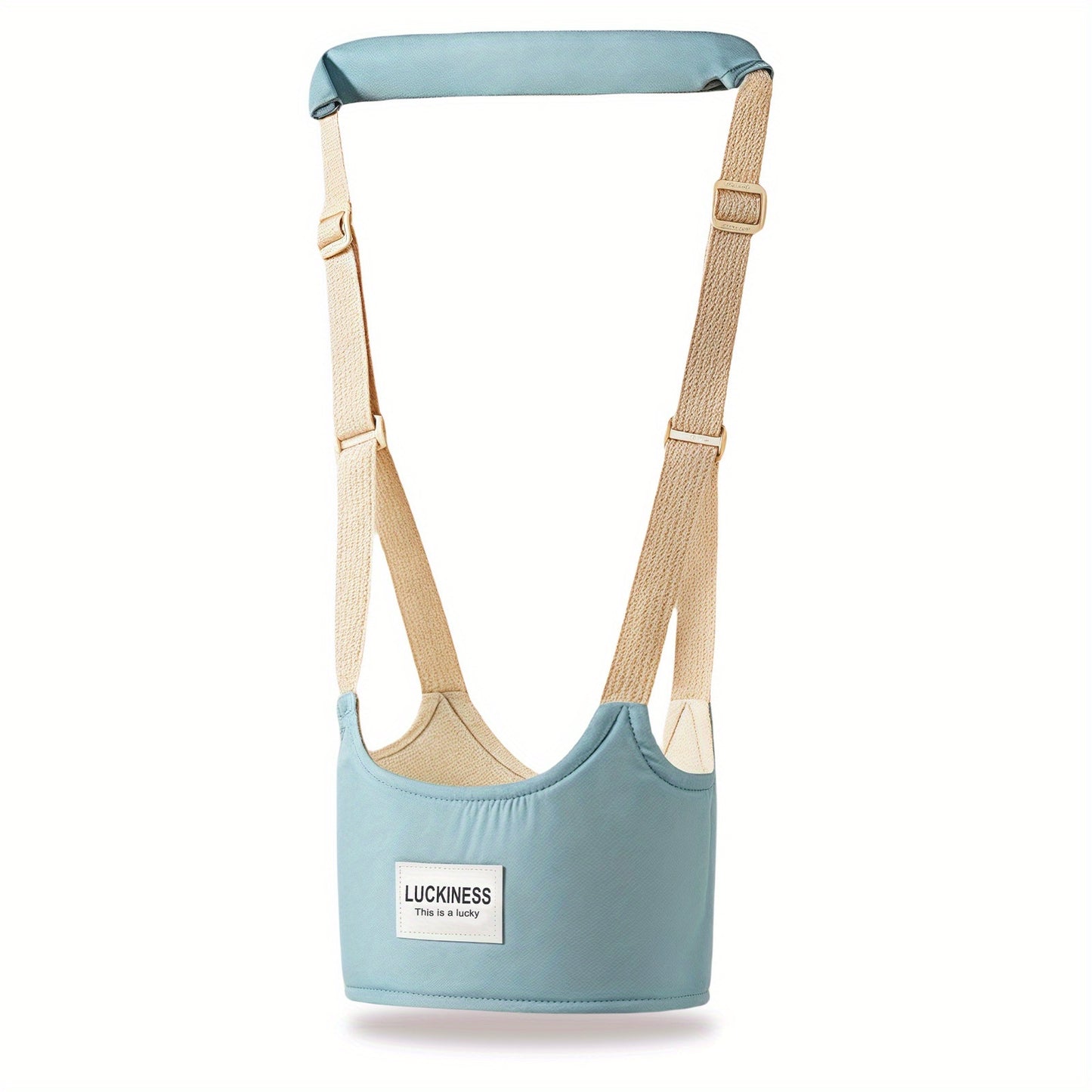 1pc Handheld Early Walking Aid with Anti-Slip Traction Straps - Durable Polyester Harness for Infants, Teething, and Toddlers - Reduces Falls & Improves Coordination - Ideal Baby Learning Tool, Toddler Walking Aid, Secure Fit