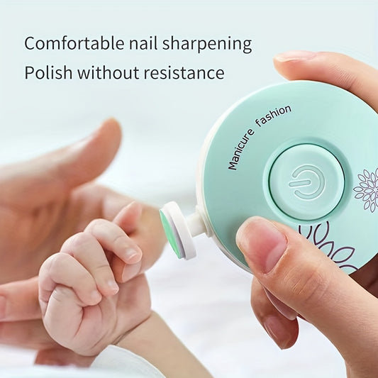 1pc Electric Baby Manicure Device, Children's Manicure Device, Baby Manicure Scissors, Baby Sanitary Supplies Set, Christmas, Halloween, Thanksgiving Day Gift