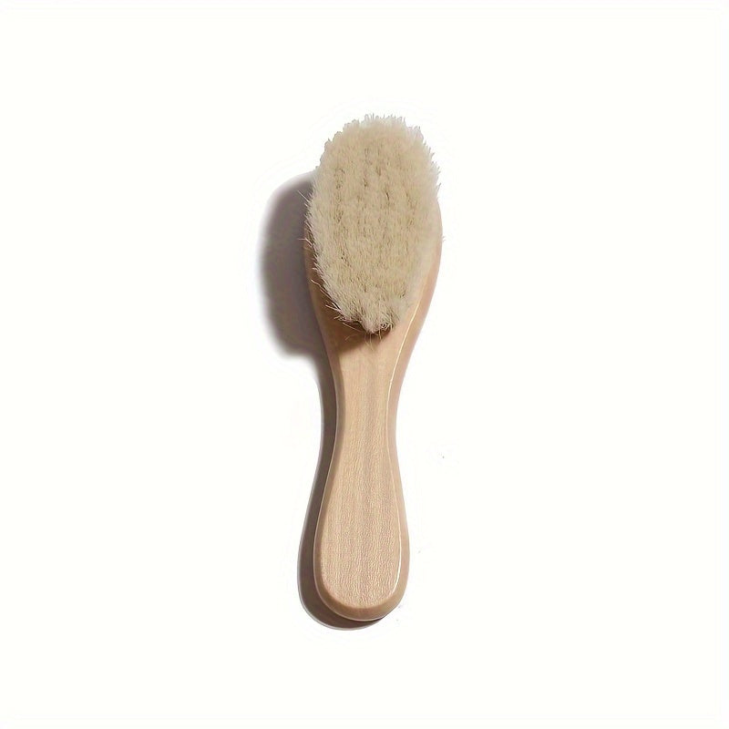 2pcs/Kit Soft Baby Hair Brush Comb Set for Newborn Wooden Handle Head Comfort Massager for christmas halloween Thanksgiving Day Gif