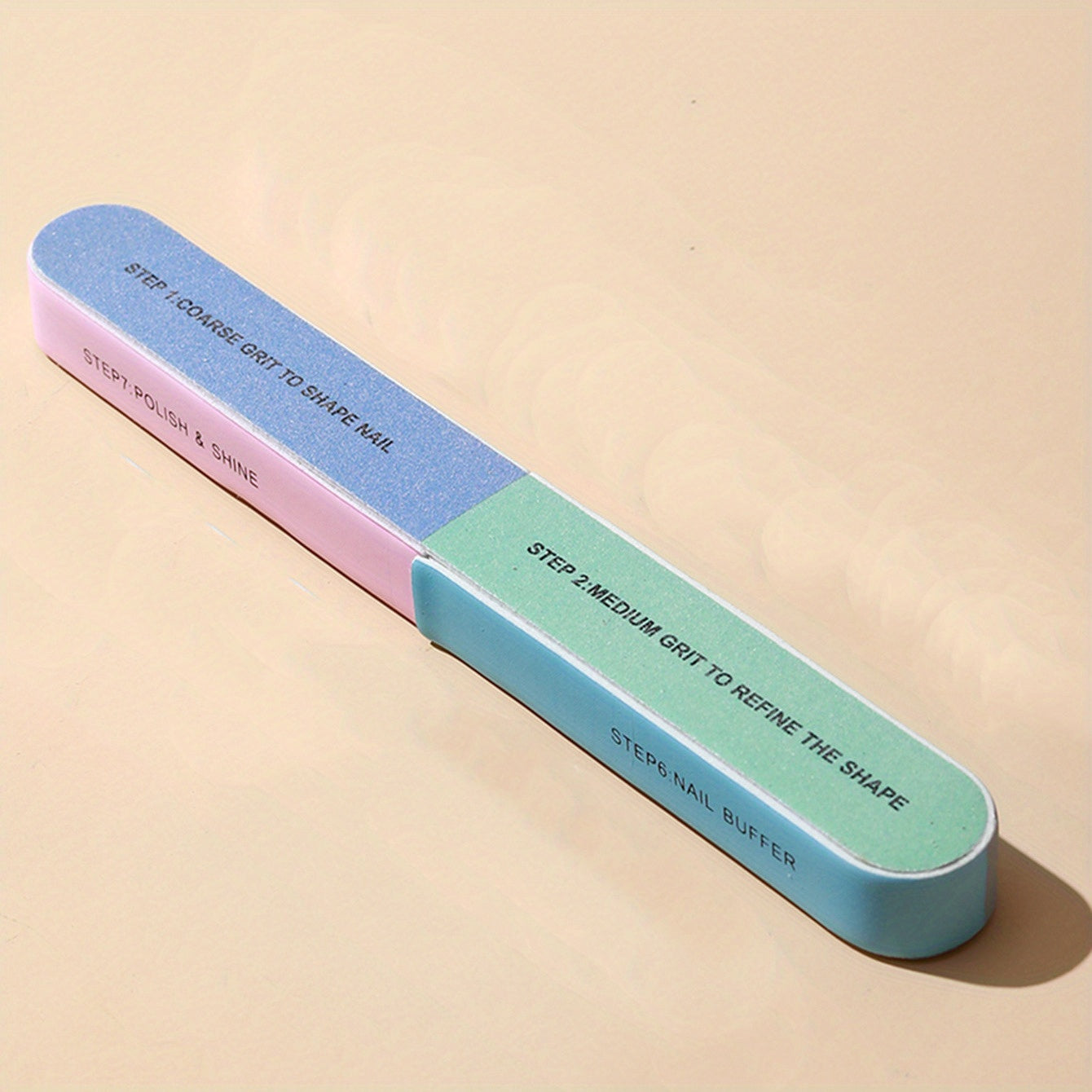 High Quality Multi-Sided Nail File Set with Polished Sponge and Sand Bars for Nail Art and Polish