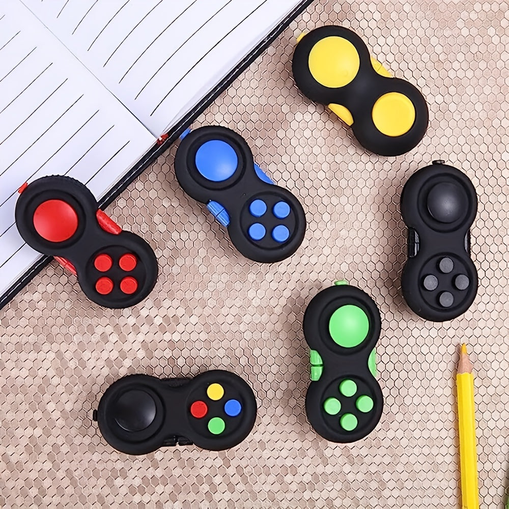 Fidget Pad With 8 Fidget Functions, Fidget Controller Stress Reducer, Fidget Toy Cube Relieves Stress And Anxiety Toys Christmas, Halloween, Thanksgiving Day easter gift