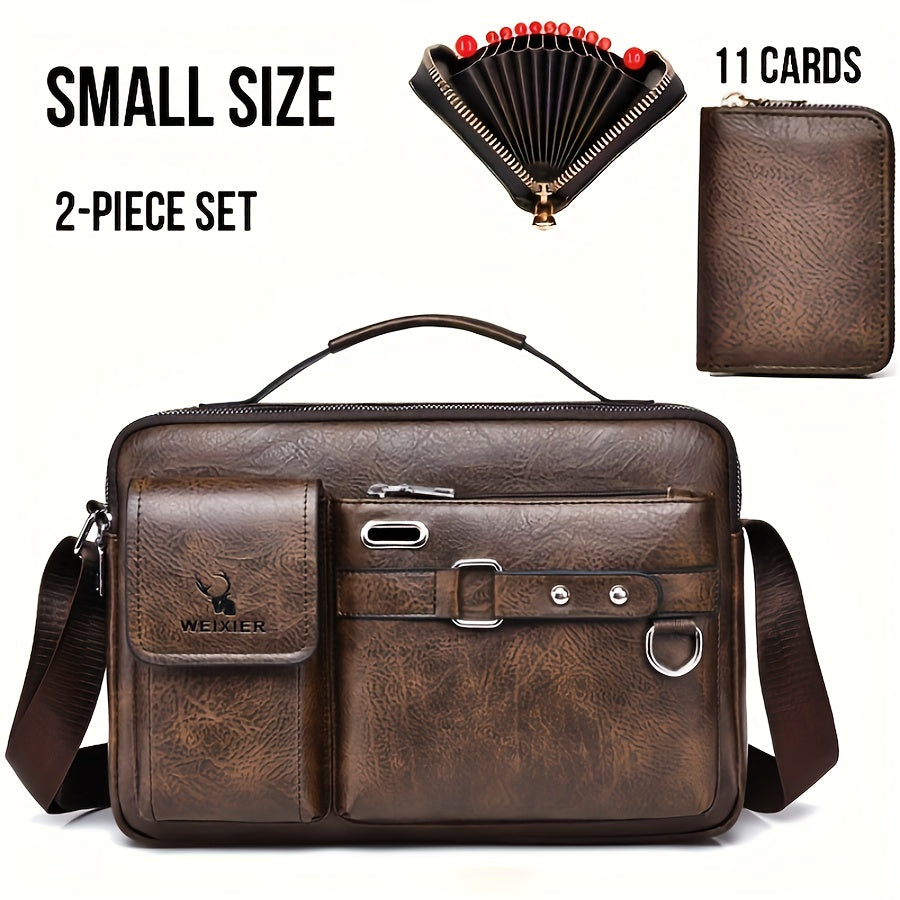 Men's Single-Shoulder Bag, Crossbody Bag, Business Messenger Bag, Shoulder Bag, Handbag, Casual Bag for Men