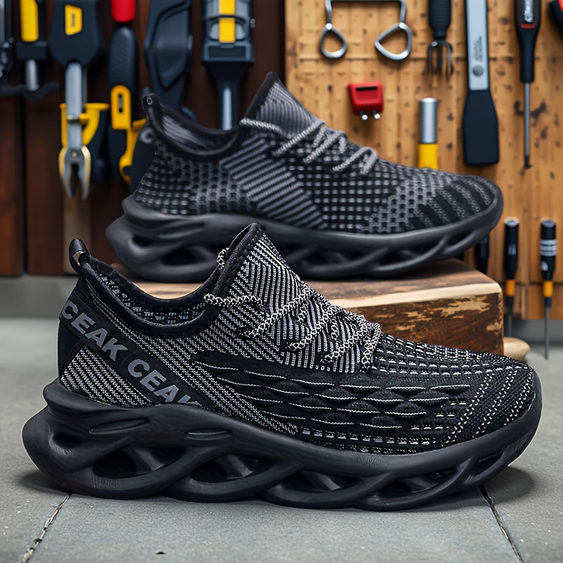 Men'S Blade Sneakers, Breathable Shock Absorption Running Shoes Lightweight Non-Slip Shoes for Jogging Tennis Gym, Walking Sneakers, Athletic Shoes
