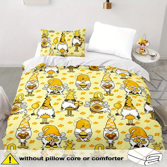 Gnome Duvet Cover Set