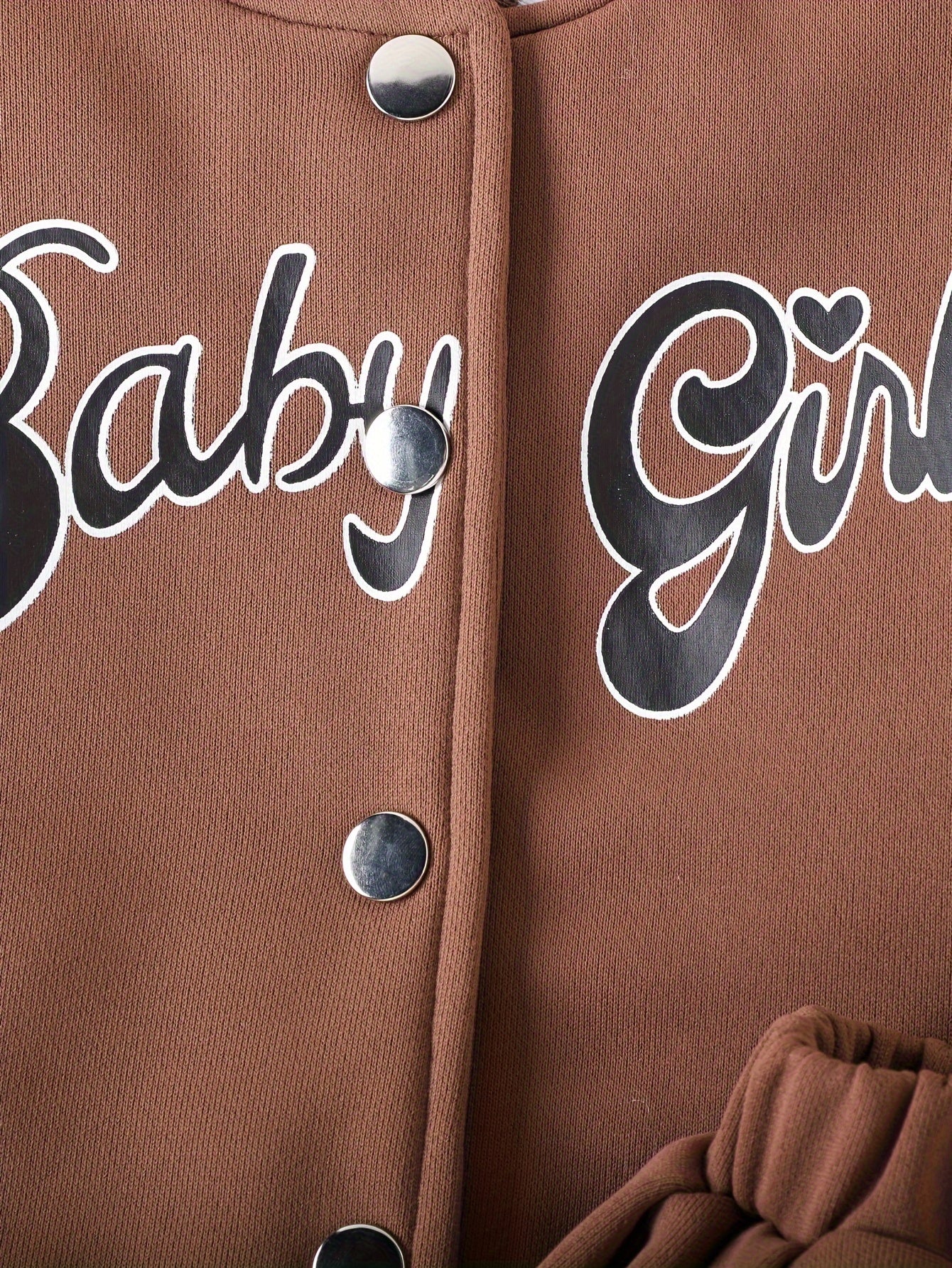 Preppy Style Girls 2pcs BABY GIRL Print Baseball Jacket + Pleated Skirt Outdoor Set For Party Sports Gift