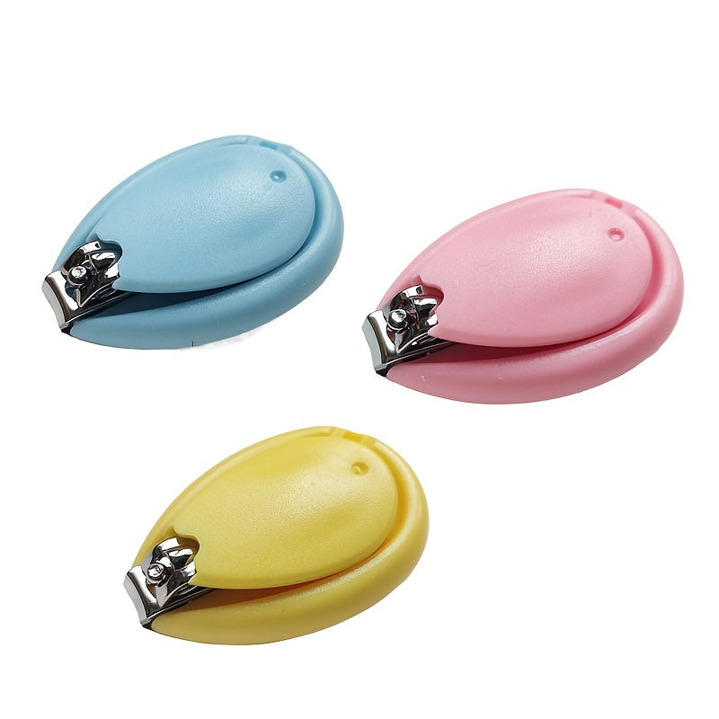 1pc Baby Nail Clippers, Safety Cutter, Baby Pink Blue Yellow Nail Clippers, Christmas Halloween Thanksgiving Day Gift