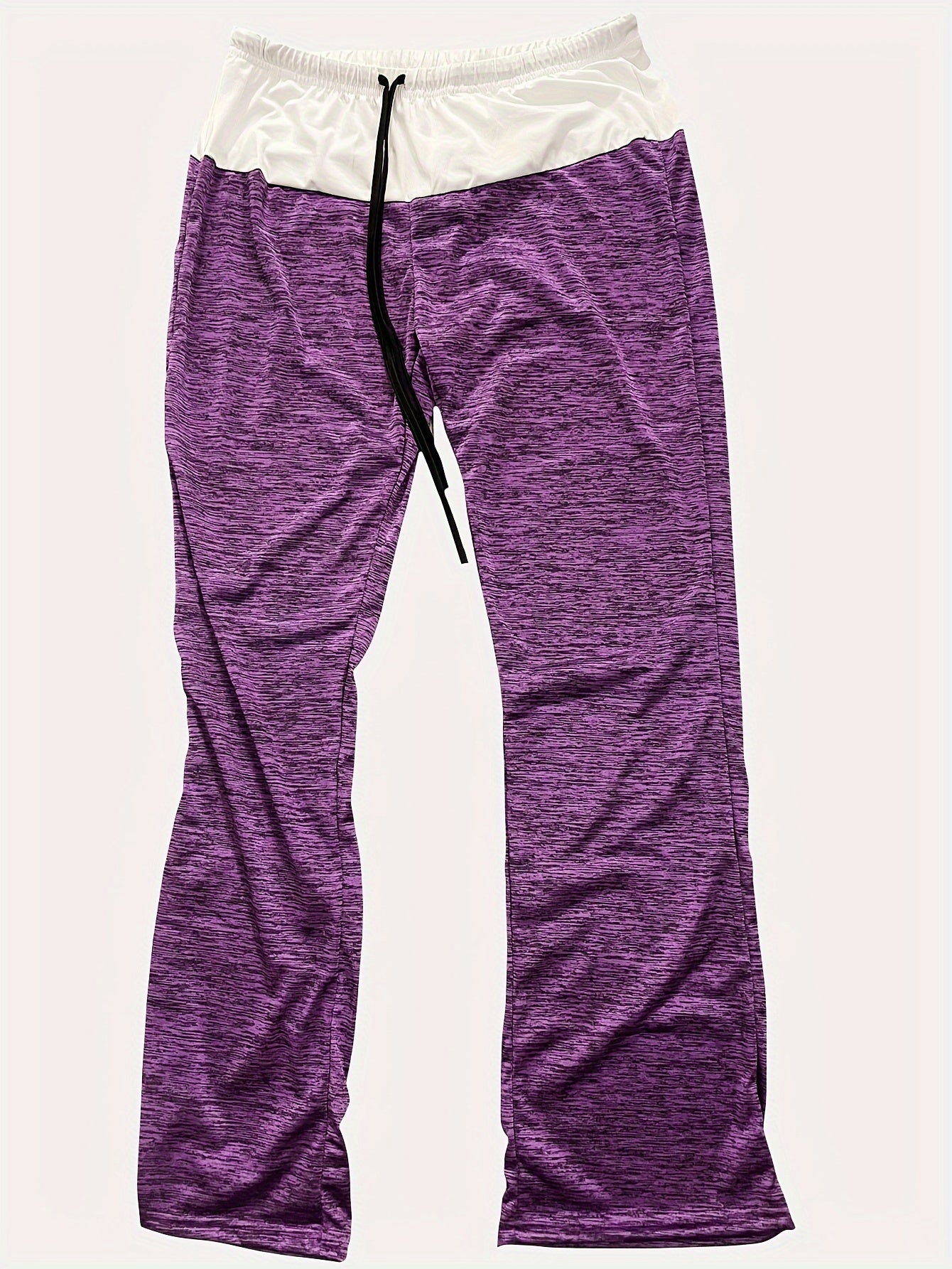 Wide Leg Elastic Yoga Pants, Loose Casual Drawstring Pants, Women's Clothing