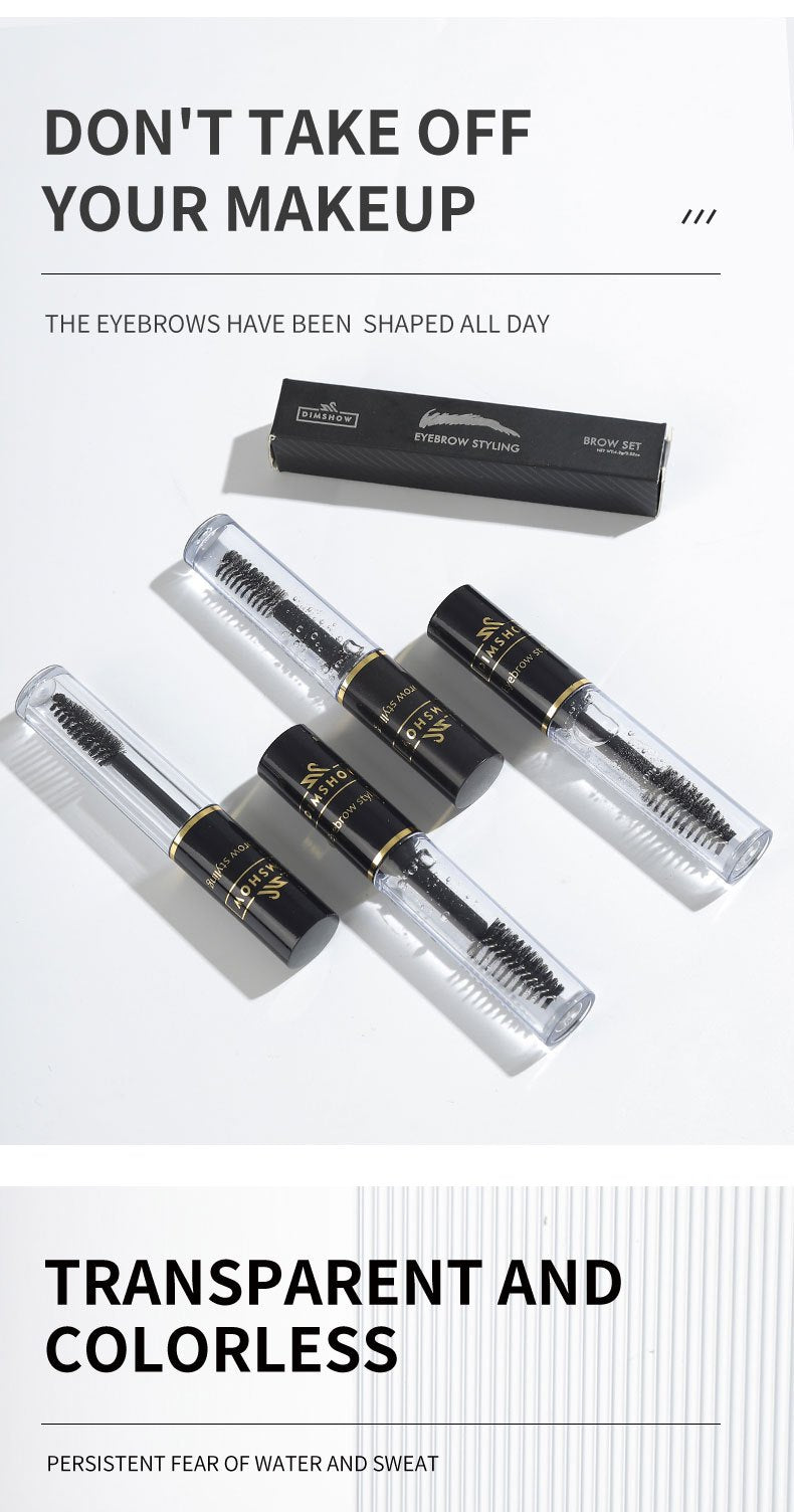 DIMSHOW Waterproof Eyebrow Gel - Smudge-Proof, Long-Lasting Hold for a Natural Look - Ideal Valentines Day & Mothers Day Gift for Women - Sweat-Resistant, Flawless Eyebrow Setter