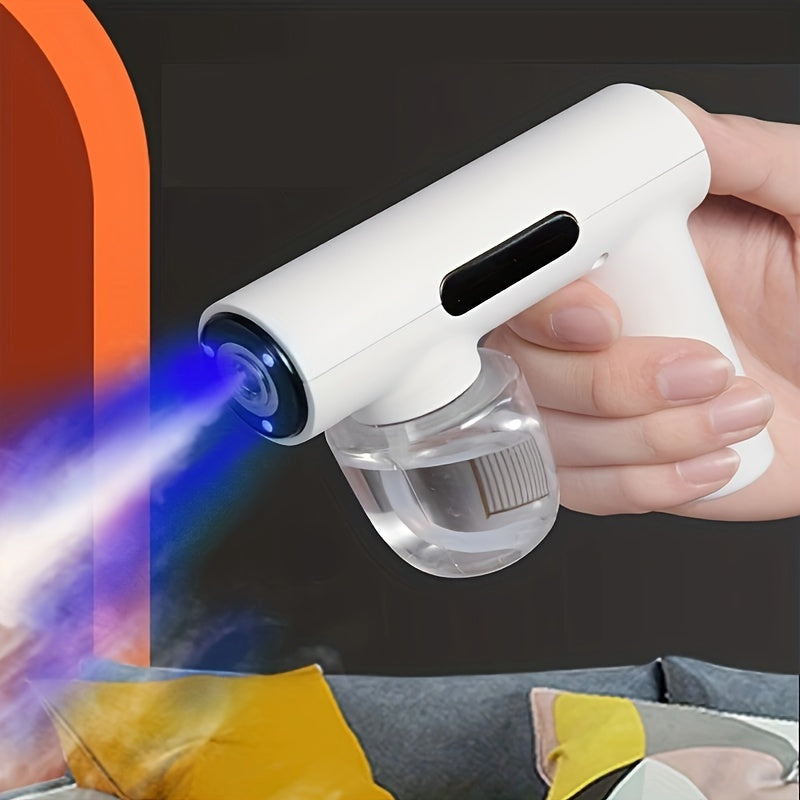 Mini-portable Charging Sprayer, 50ML Nano-blue Light Sprayer, Hand-held Powerful Sprayer, Agent Steam Battery Capacity Of 1200mAh,  Suitable For Car,school,bedroom,clothing,express Delivery And Other Disinfection