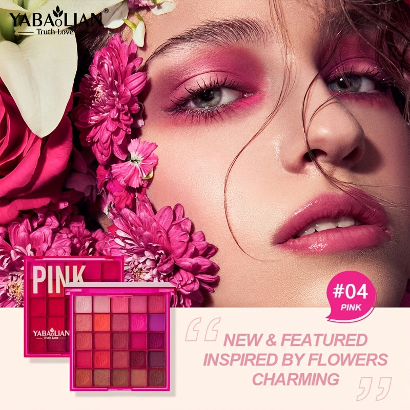 BAOLISHI 25 Color Eyeshadow Palette Eye Makeup Palette Natural Nude Matte Shimmer Glitter Pigment Waterproof Smokey Professional Beauty Makeup Palette, Valentine's Day Gifts For Women