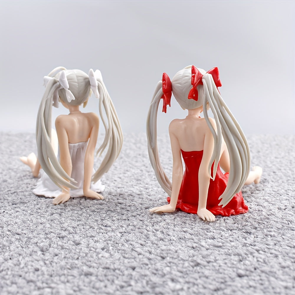 Car Decoration Cartoon Anime Ornaments Cute Girl Console Car Decoration Character Sculpture