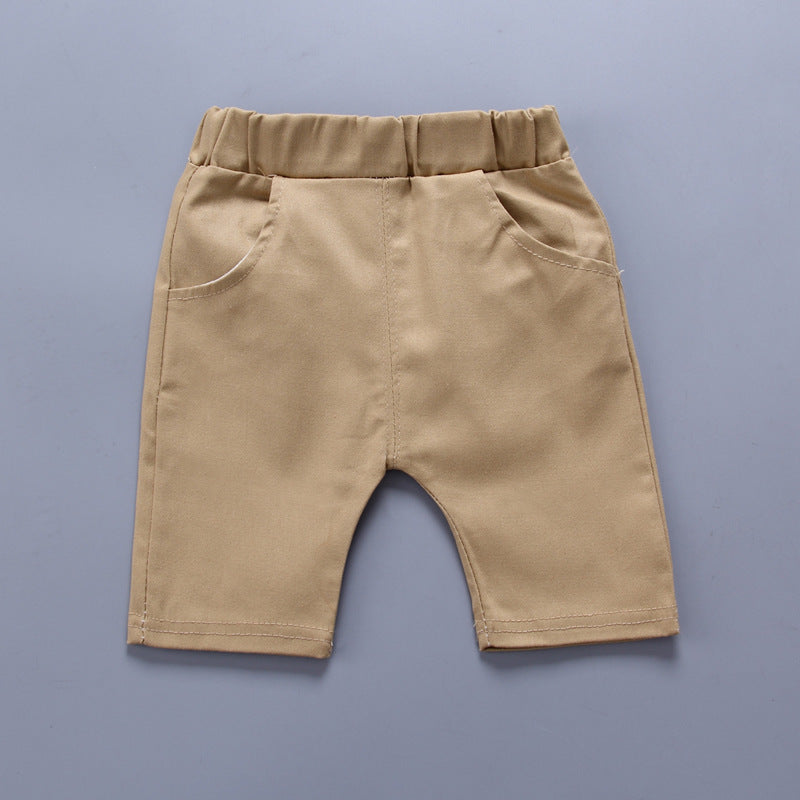 Boys' Summer Short Sleeve Set, New  Breathable Two-Piece Outfit for Toddlers, Perfect for Outdoor